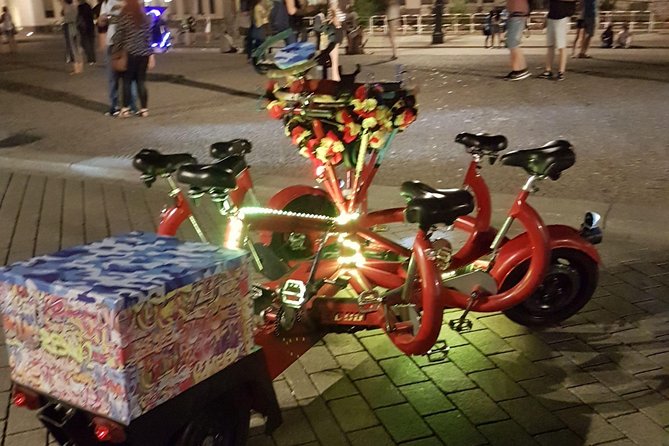 Beer Bike & Party Bike Highlights Berlin City Tour including pick-up - Soviet memorial tanks, then the Holocaust Memorial stop with care