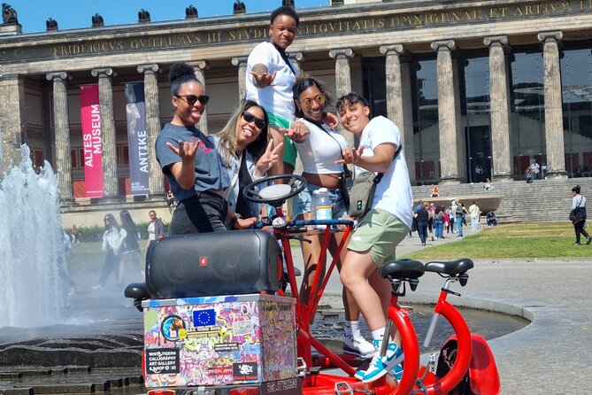 Beer Bike & Party Bike Highlights Berlin City Tour including pick-up - Potsdamer Platz, then the Wall line through central Berlin