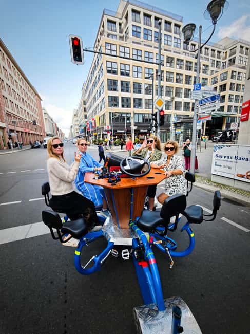 Beer Bike & Party Bike: Unforgettable Berlin City Tour incl. pickup - Key Points at a Glance
