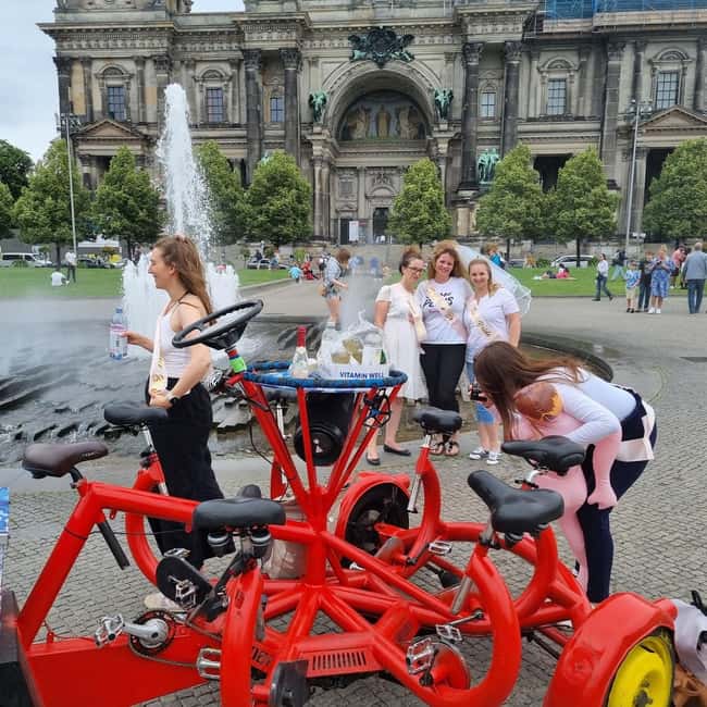 Beer Bike & Party Bike: Unforgettable Berlin City Tour incl. pickup - Street art customization and party-ready energy