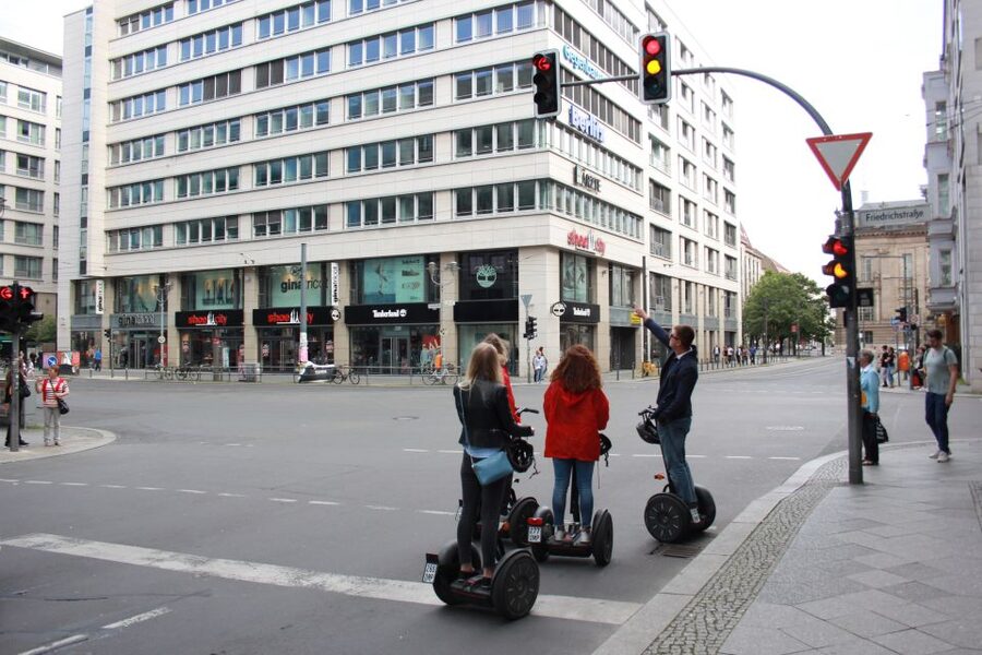 Berlin: 3-Hour Segway Tour - Getting Started at Robot City: Helmets, Vests, and First Turns