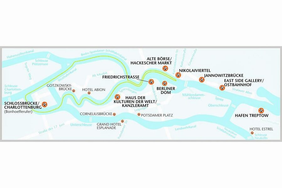 Berlin: Boat Tour Along the River Spree - From Federal Chancellery to Bellevue Palace and the Victory Column