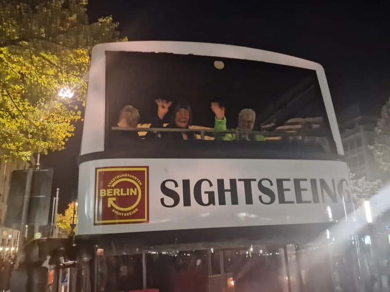 Berlin: Bus Tour by Night with Live Commentary - Live Commentary That Turns “Pretty Lights” Into Meaning