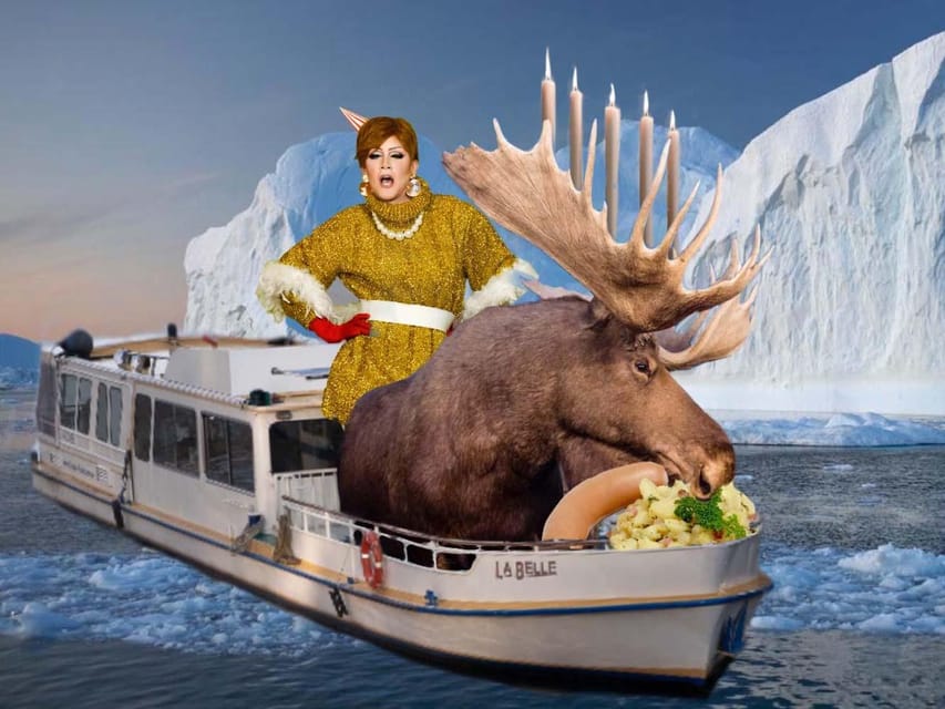 Berlin: Christmas cruise on the Spree with drag queen Audrey. - The 150-minute flow: how your evening usually plays out