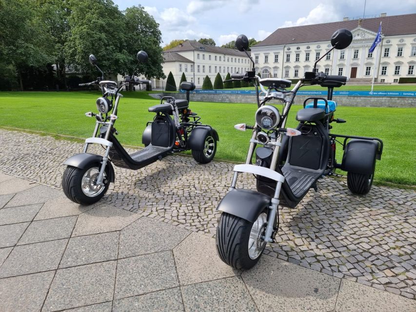 Berlin City: 2 Hour Guided Fat Tire E-Scooter Tour - Checkpoint Charlie and the Berlin Wall story that makes the city feel personal