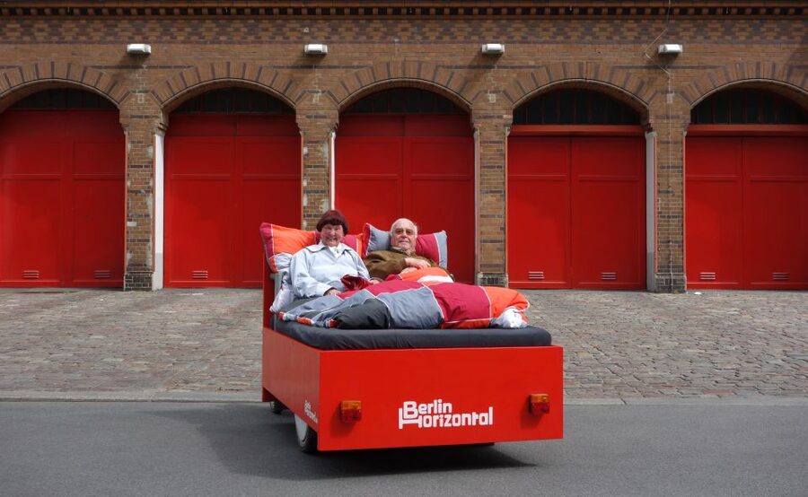 Berlin: City Sightseeing Tour in a Unique BedBike - TV Tower meetup and how the 1-hour loop is paced