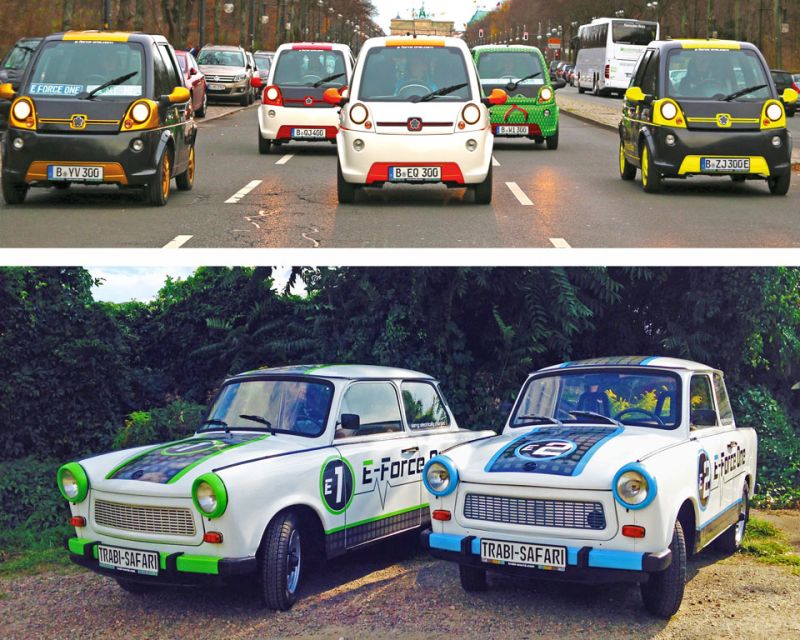 Berlin: E-Trabi City Tour - The 75-minute Berlin route: major sights you will pass