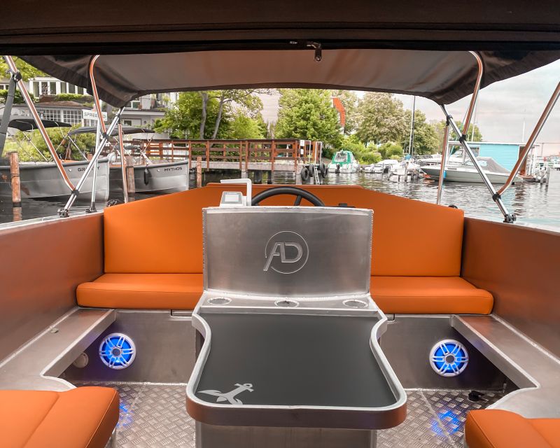 Berlin: Electric Boat Rental for self-driving 2 hrs - What’s included on the boat, and what it means for your day