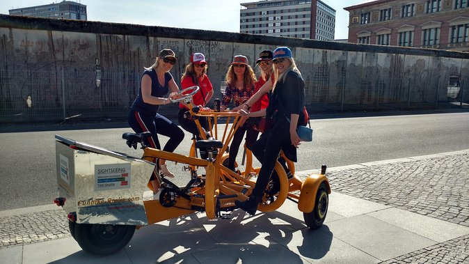Berlin : Guided Private Sightseeing Tours with Funbikes, Teambikes - Checkpoint Charlie and Gendarmenmarkt, with a refreshment break