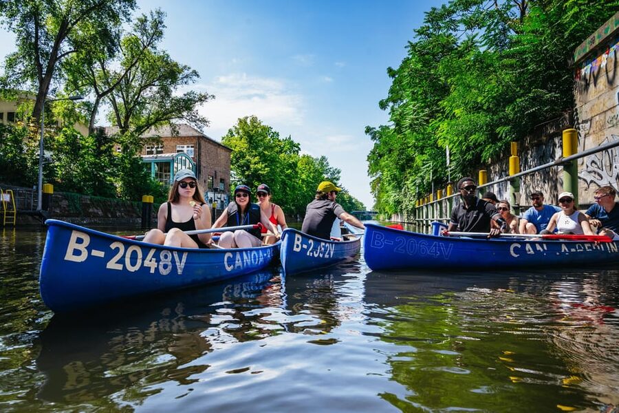 Berlin: Guided Tour by Canoe - Gear and comfort: canoe, paddle, swim vest, and a dry box for valuables
