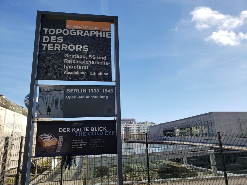 Berlin: Hitler and the Third Reich - a private walking tour - Topography of Terror: the SS and Gestapo footprint turns into learning