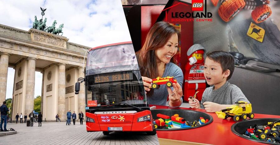 Berlin: Hop-On Hop-Off Bus & LEGOLAND Discovery Centre - Audio guide, earbuds, and bus Wi-Fi: the comfort perks that matter
