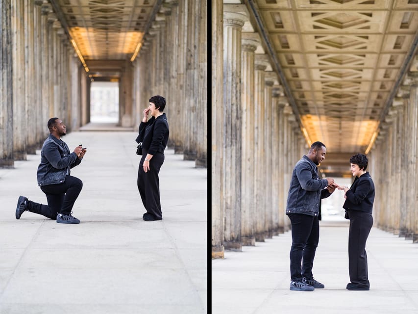 Berlin Love Story: Surprise Proposal Photography Session - Your hour in Berlin, from the meet point to the photo stop