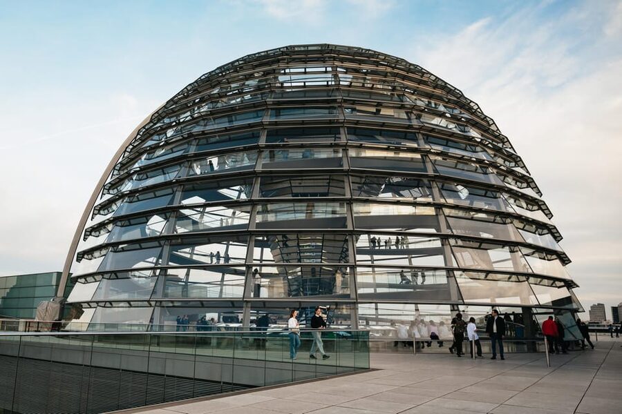 Berlin: Reichstag, Dome and Government District Guided Tour - Reichstag exterior to interior, with Foster’s design in focus