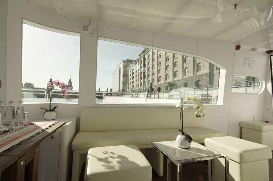 Berlin: Solar Powered Sunset Catamaran Cruise & Audio Guide - On-board comfort, drinks, and that small-group view
