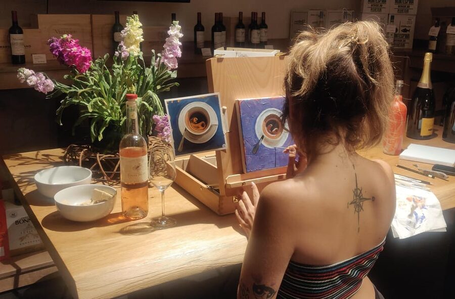 Berlin: Wine on Canvas - Paint Workshop and Wine Tasting - Why Wine and Paint Works So Well in Berlin’s Evenings