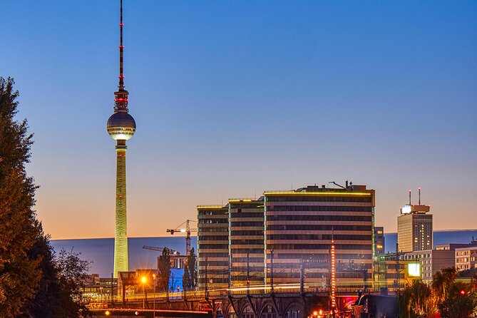Big Bus Berlin Panoramic Night Tour by Open-Top Bus - The Night Route From Alexanderplatz, TV Tower to East Side Gallery
