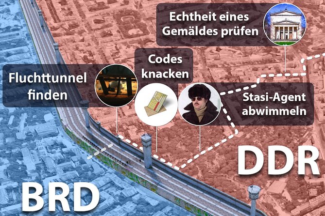 Escaping and spying on the Berlin Wall Scavenger hunt - Key reasons to do this Berlin Wall escape hunt