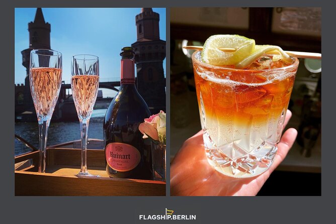 Evening aperitif tour aboard the motor yacht Fitzgerald - The Fitzgerald Cruise: Berlin Without the Crowd Wrestling