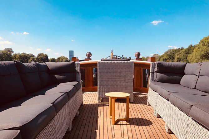 Evening aperitif tour aboard the motor yacht Fitzgerald - Historic Berlin Near Alexanderplatz, With Middle-Age Restorations