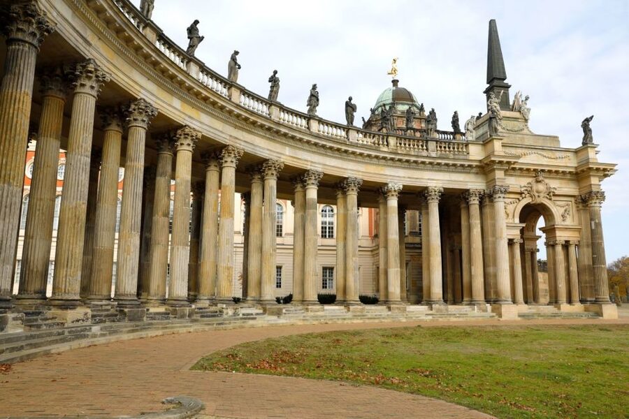 From Berlin: Historical Gems of Potsdam Private Day Trip - Sanssouci Palace exterior, plus the park that makes it feel personal