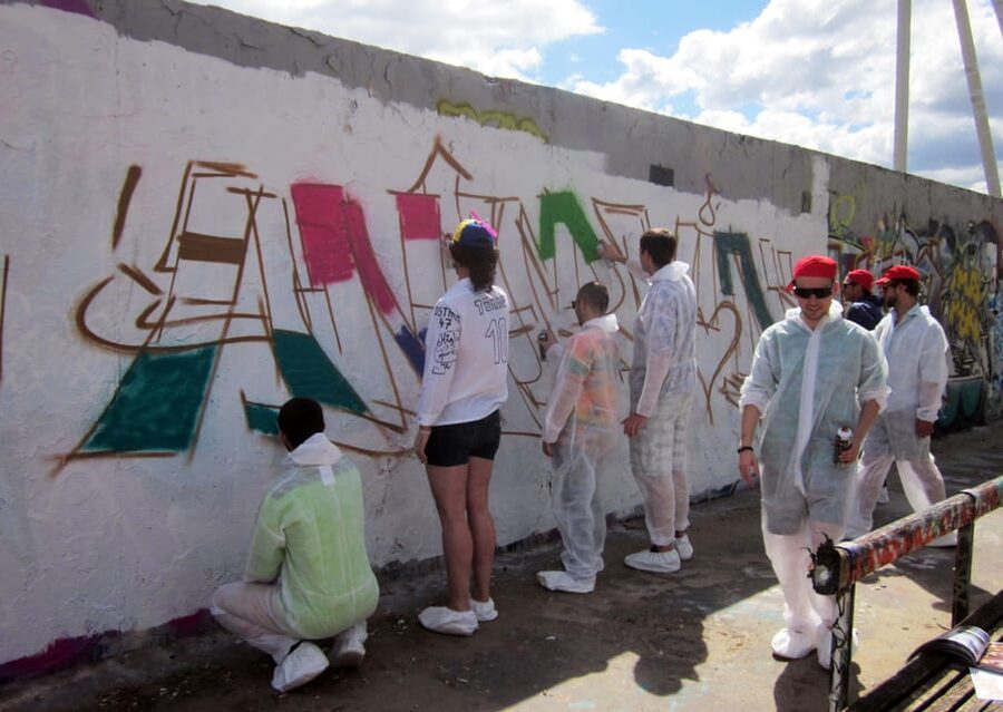 Graffitiworkshop Berlin - Your Finished Piece in the Open Air: What Lasts and What Changes