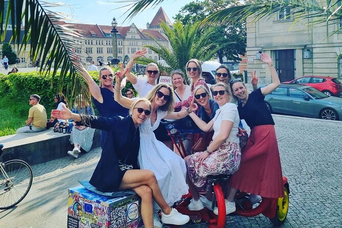 Party and Beer Bike Private Sightseeing Tour Berlin with Pick-up - Key things that make this Berlin party bike work