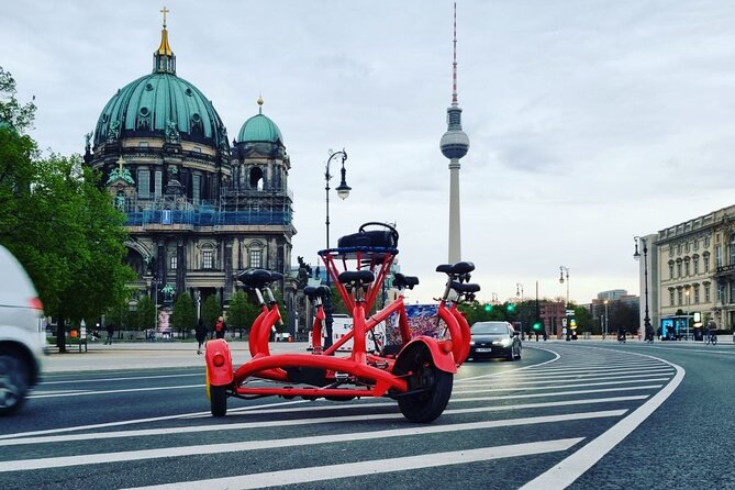 Party and Beer Bike Private Sightseeing Tour Berlin with Pick-up - Timing, weather, and why the hour label needs buffer