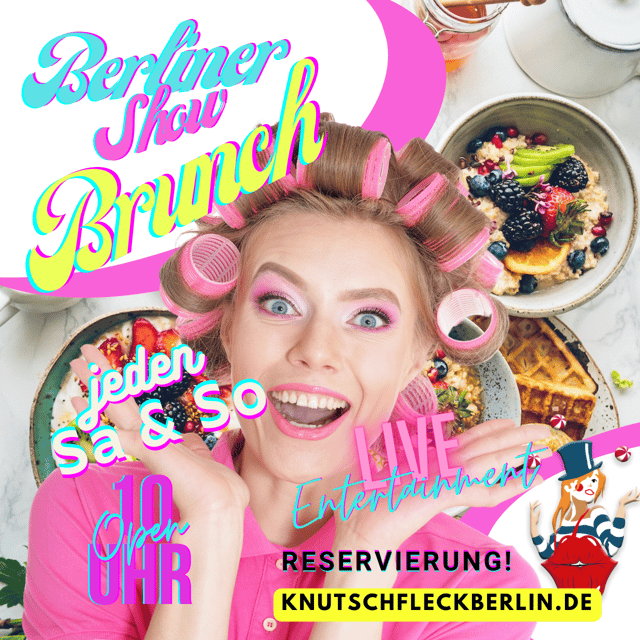 suprise-brunch at adventure restaurant Knutschfleck Berlin - The Buffet Spread: Berlin Classics, Vegan Options, and Healthy Starters
