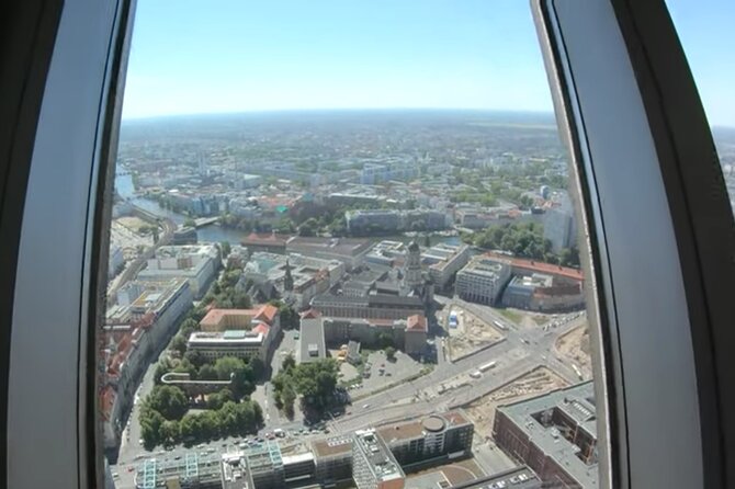 Ticket Admission to Berlin TV Tower - QR codes, displays, and learning without a guide